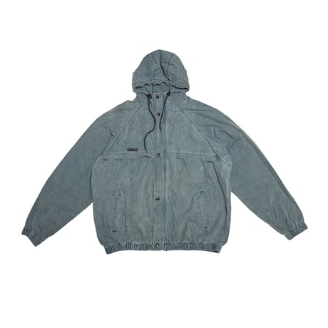 【USED】90's Columbia VINTAGE COTTON HOODED JACKET FADE GREEN