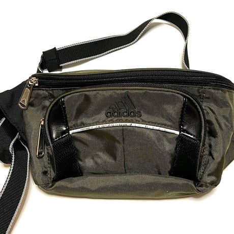 【USED】00's adidas TECH BUM BAG KHAKI