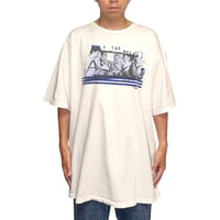 【USED】90's adidas × New York Yankees Photo Graphic T-shirt Made in USA