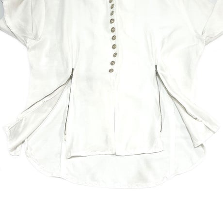 【USED】80s FRENCH VINTAGE DEFORMED BLOUSE