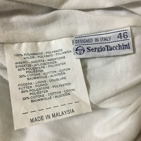 【USED】90'S-00'S SERGIO TACCHINI NYLON TRACK SUIT