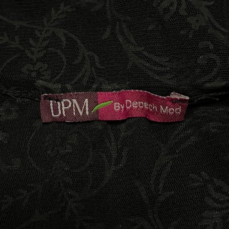【USED】00's DPM by Depech Mod BLACK LACE DRESS