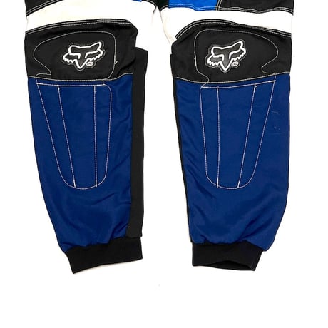 【USED】00'S FOX RACING NYLON BIKER PANTS BLUE