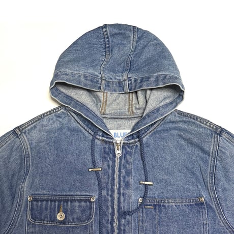 【USED】90's L.A. BLUES Denim Hooded Jacket