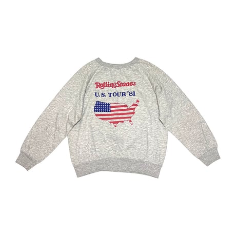 【USED】80's The Rolling Stones U.S.TOUR '81 SWEATSHIRT