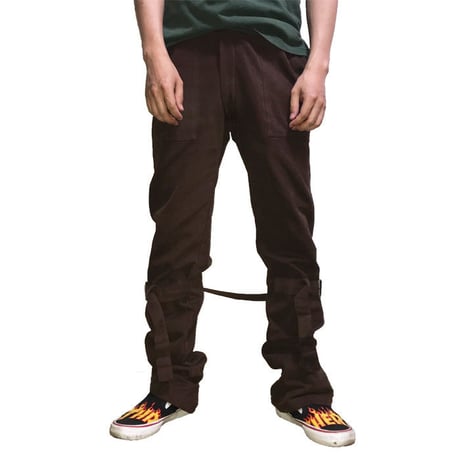【USED】90'S ANGLOMANIA VIVIENNE WESTWOOD BONDAGE TROUSERS BROWN
