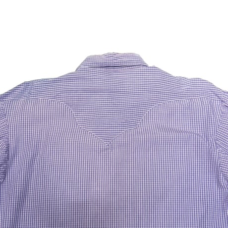 【USED】70's-80's ROCK MOUNT LATTICE CHECK WESTERN SHIRT