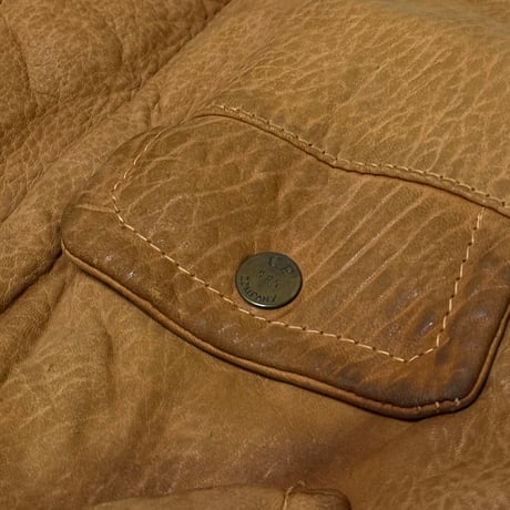 【USED】C.P.COMPANY IDEAS FROM MASSIMO OSTI 1985AW LEATHER BOMBER JACKET