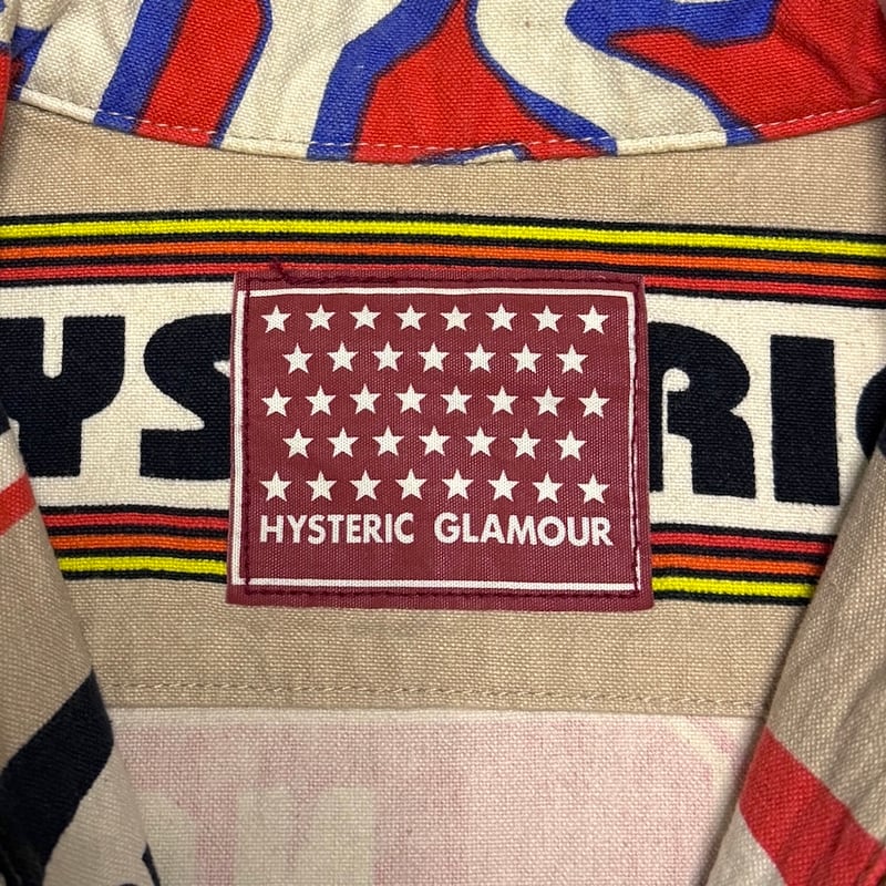 USED】90's HYSTERIC GLAMOUR Signboard Print Zip