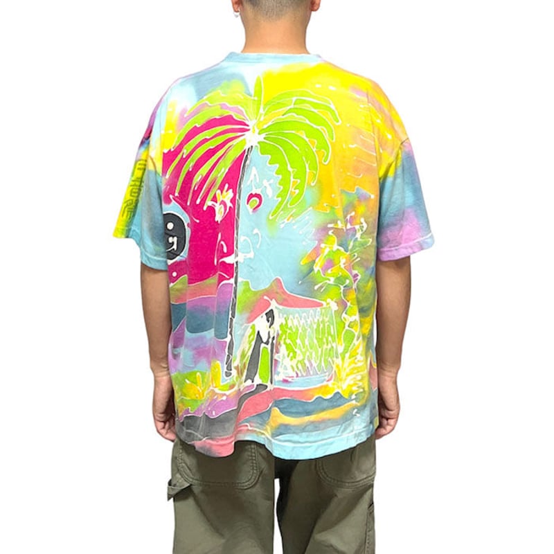 USED】90'S XY BODY PSYCHEDELIC ACID ALL OVER PR