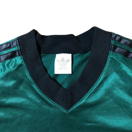 【USED】90'S ADIDAS  V-NECK S/S GAME T-SHIRT