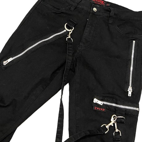 【USED】90'S-00'S TRIPP NYC BONTAGE SKINNY PANTS