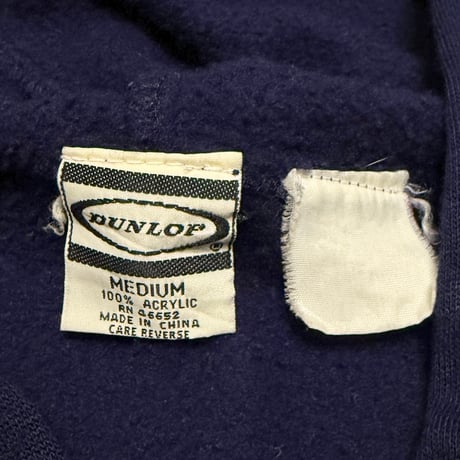 【USED】90's DUNLOP BICOLOR SWEAT PARKA