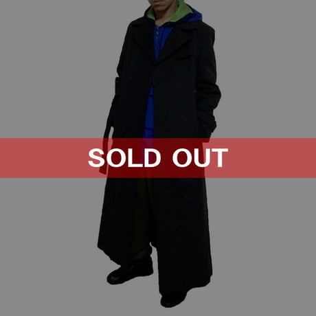【USED】JIL SANDER SUPER LONG FLY FRONT COAT
