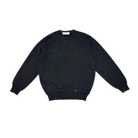 【USED】90's Burberrys PURE NEW MERINO WOOL KNIT SWEATER