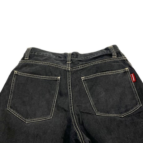 【USED】90'S-00'S VANS BLACK DENIM SHORTS
