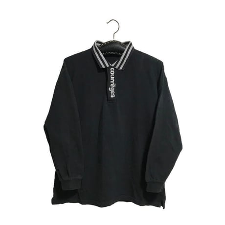 【USED】90'S COURRÈGES L/S POLO-SHIRT