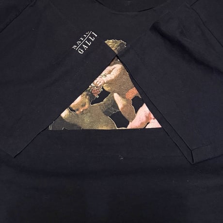 【USED】90's Nicolas Poussin The Adoration of the Shepherds PUTTI T-SHIRT