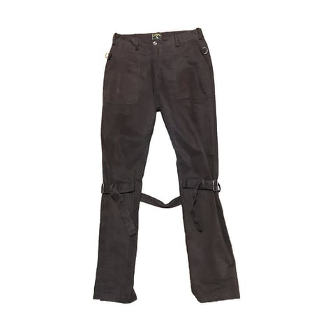 【USED】90'S ANGLOMANIA VIVIENNE WESTWOOD BONDAGE TROUSERS BROWN