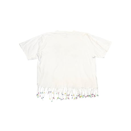 【USED】00's Heart Balloon Fringe T-shirt