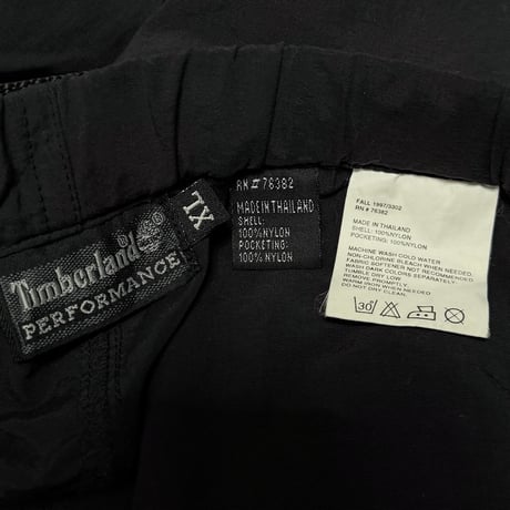 【USED】90's Timberland PERFORMANCE 1997AW Nylon Wide Cargo Pants