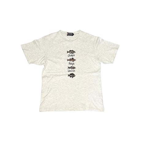 【USED】90's CHAPS RALPH LAUREN FRESHWATER FISHS T-SHIRT