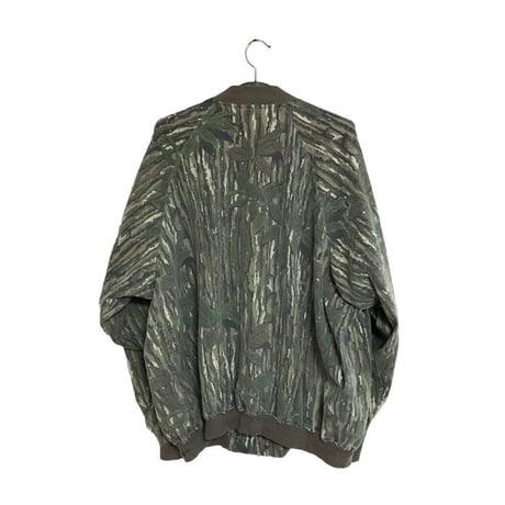 【USED】XXXL REAL TREE CAMO BOMBER BLOUSON