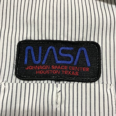 【USED】WORK SHIRT WITH NASA WAPPEN