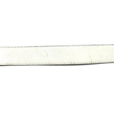 【USED】00'S ALBA ROSA HIBISCUS LEATHER BELT