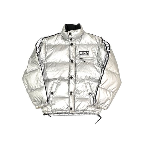 【USED】90'S-00'S DKNY ACTIVE TECH DOWN JACKET SILVER