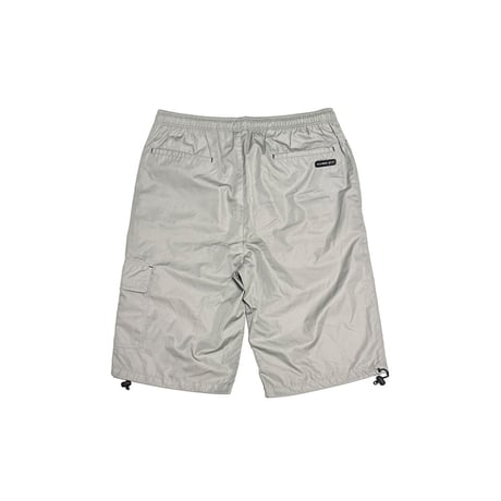 【USED】00's NIKE CLIMA-FIT Single Cargo Pocket Tech Shorts Liquid Silver