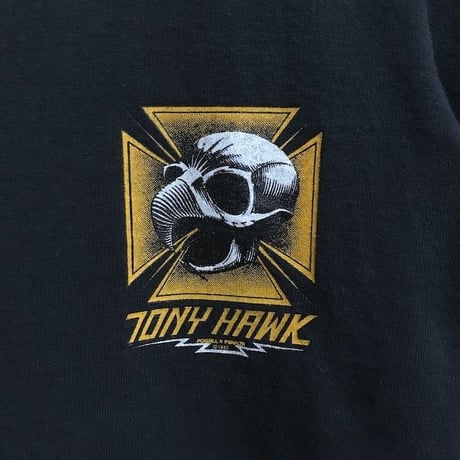 【USED】80'S POWELL 'TONY HAWK' T-SHIRT