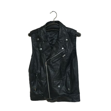 【USED】LEATHER RAIDERS N/S JACKET