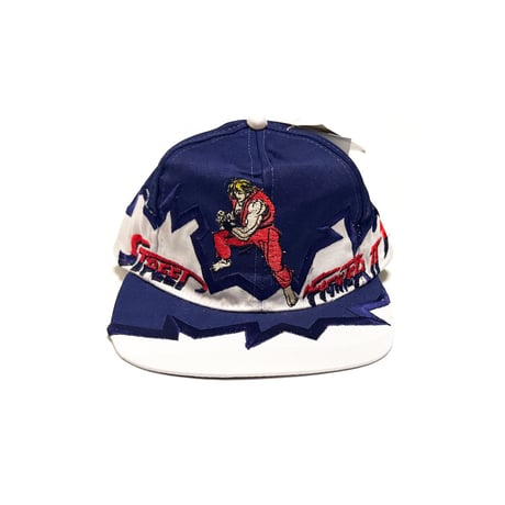 【DEAD STOCK】1996 VEGA × Street Fighter II “Ken”② Snapback Cap Made for Italy