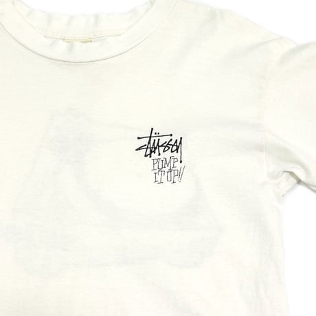 【USED】80'S-90'S STUSSY STUSNICS T-SHIRT