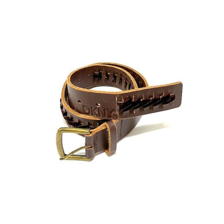 【USED】90'S DKNY DESIGN LEATHER BELT