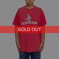 【USED】00's MTV jackass Shopping Cart T-shirt