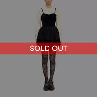 【USED】80's FERRETTI STUDIO BLACK MINI DRESS