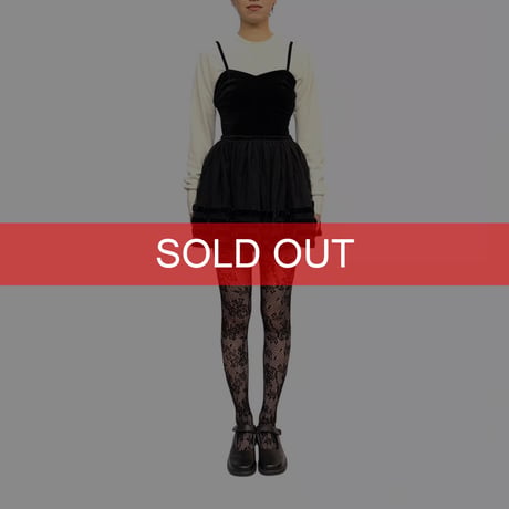 【USED】80's FERRETTI STUDIO BLACK MINI DRESS