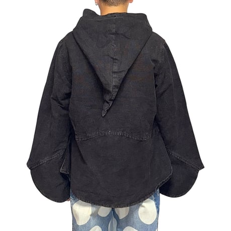 【USED】00's GARMENT DYE DEVIL ZIP-UP JACKET MADE IN NEPAL
