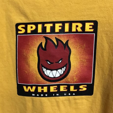 【USED】90'S SPITFIRE HANES BODY T-SHIRT