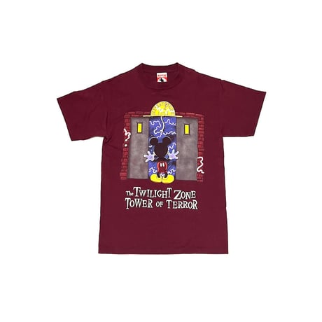 【USED】90's DISNEY The TWILIGHT ZONE TOWER OF TERROR T-SHIRT