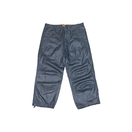 【USED】00's HUGO BOSS Cropped Tech Drawcord Pants