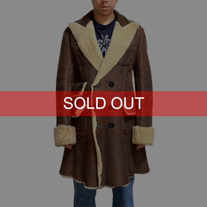 USED】90'S VIVIENNE WESTWOOD MAN MOUTON COAT |