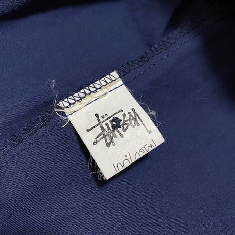 【USED】90'S-00'S STUSSY UTILITY POCKET SHIRT