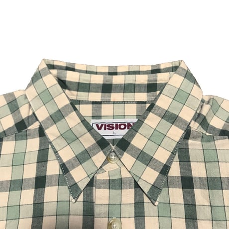 【USED】00'S  VISION CHECK SHIRT