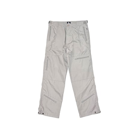 【USED】90's-00's STUSSY 8 ZIP-POCKET FLIGHT PANTS LIGHT GRAY