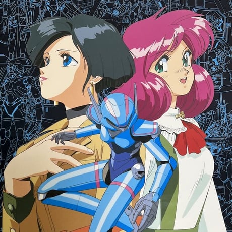 【USED】VINTAGE BUBBLEGUM CRASH!2 - GEO CLIMBERS LINNA & NENE B2 POSTER
