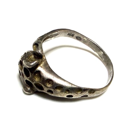 【USED】Vintage 925 Silver Leopard Ring