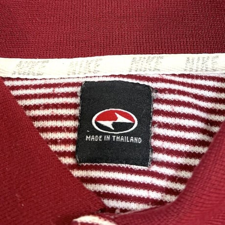 【USED】00'S NIKE BORDER L/S POLO-SHIRT